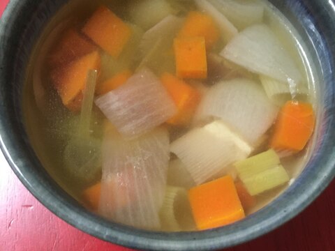 圧力鍋で バスク風ひよこ豆のスープ
